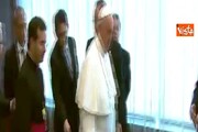 Papa Francesco a New York con Ban Ki-Moon