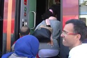 In treno con i migranti da Budapest verso Hegyeshalom