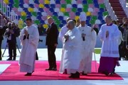 Migliaia di fedeli alla messa del Papa a Tbilisi