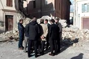 Renzi a Camerino visita luoghi colpiti dal terremoto