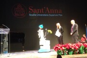 Robot inaugura anno accademico Scuola Sant'Anna di Pisa