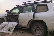 Il veicolo del militare USA ucciso in Iraq