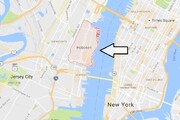 Mappa Hoboken (da Google Maps)