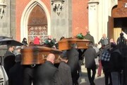 Funerali a Torino dei coniugi uccisi dal figlio