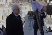 Unita' d'Italia, frecce tricolori sorvolano Roma