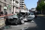 Schianto mortale a Milano, le immagini sul luogo dell'incidente
