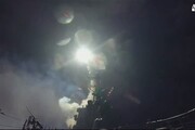 Le prime immagini dei missili lanciati da Trump