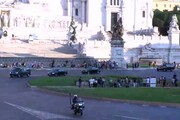 Trump a Roma: piazza Venezia blindata, disagi alla circolazione