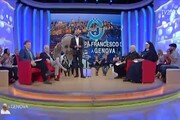 Il saluto di Maurizio Crozza al Papa su Tv2000