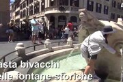 Basta bivacchi nelle fontane storiche