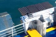 Ischia: nave urta banchina, gli attimi prima dell'impatto