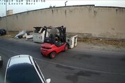 Bari. Usa muletto per abbandonare rifiuti in strada