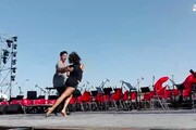 Teatro del silenzio, prove di tango per Togni e Peron
