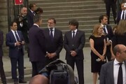 Barcellona, Rajoy e Reali alla Sagrada Familia