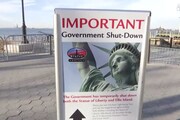 Effetto shutdown, chiusa la Statua della liberta'
