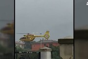 Maltempo, donna incinta soccorsa in elicottero