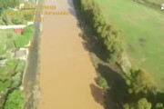 Sardegna, l'alluvione dall'elicottero della Finanza