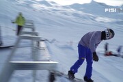 Azzurri snowboardcross si allenano a Cervinia