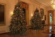 La Casa Bianca decorata per il Natale