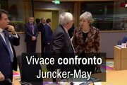 Vivace confronto Juncker-May