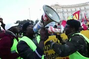 Roma, corteo per i diritti dei migranti