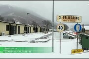 Neve anche sull'Umbria terremotata