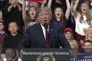 Trump aggiorna slogan: 'Manteniamo grande l'America'