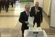 Putin vota all'Accademia delle Scienze
