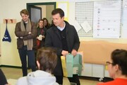 Elezioni, Giorgio Gori vota a Bergamo