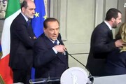 Consultazioni, Berlusconi 'one man show'