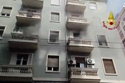Anziana salvata da incendio nella sua casa