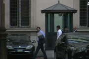 Salvini e Giorgetti arrivano all'incontro con Di Maio e Conte