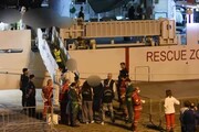 Catania, i minori accolti dai soccorritori