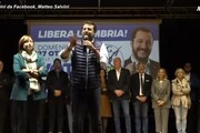 Umbria, Salvini: 'Premier dice che Regione conta meno di Lecce? Domenica fuori l'orgoglio'