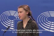 Europee: Greta al Parlamento Ue,'essenziale andare a votare'