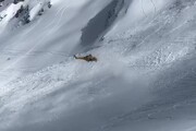 Slavina sopra Pila, ricerche Soccorso alpino valdostano 