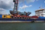 Giunto a Venezia barcone naufragio migranti, sara' in Biennale
