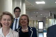 La presidente Ue Ursula Von Der Leyen a Roma, incontrera' Conte