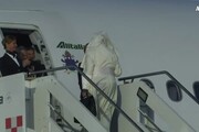 Papa Francesco in volo per l'Africa