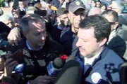 Gregoretti, Salvini a Riace: 'Per Rackete no a processo, per me si''
