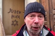 Scritta contro ebrei a Cuneo, Aldo Rolfi: 'Spero sia bravata'