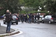 Enzo Salvi ai funerali del padre di Francesco Totti