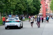 Torino, parco Ruffini affollato nel primo weekend dopo il lockdown