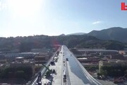 Genova, in volo con il drone sul nuovo ponte