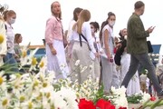 Bielorussia, la manifestazione pacifica di centinaia di donne