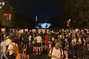 Usa 2020, proteste davanti alla Casa Bianca contro la nomination di Trump