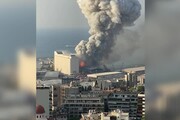 Beirut, il momento dell'esplosione