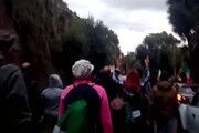 No Green pass a Roma, quando i manifestanti hanno bloccato il traffico sul Muro Torto
