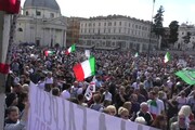 Castellino arringa la piazza: 'Oggi ci prendiamo Roma'