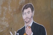 Superlega, murales 'punge' il presidente della Juventus Agnelli